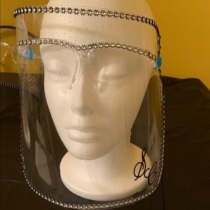 Bling face shield protectors